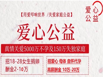 荷塘捐卵助孕生子 爱心志愿者招募